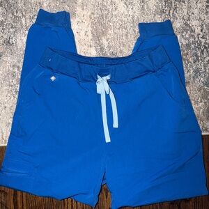 Figs Women's Vibrant Blue Athletic Shorts